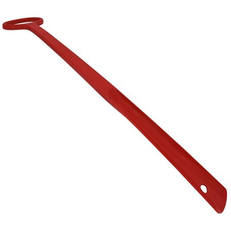 TOOL Long Handle Shoe Horn Plastic, Red - 24 in. TO2683455